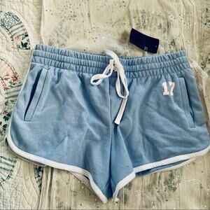 NWT POWDER BLUE SUPERSOFT SWEAT SHORTS YOGA